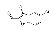 3,5-dichloro-1-benzofuran-2-carbaldehyde结构式