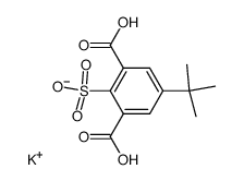 Kalium-4-tert-butyl-2,6-dicarbonsaeure-sulphonat Structure