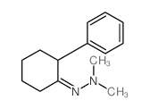 N-methyl-N-[(2-phenylcyclohexylidene)amino]methanamine结构式