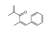 2,4-dimethyl-1-phenylpenta-1,4-dien-3-one Structure