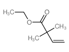 3-Butenoic acid,2,2-dimethyl-, ethyl ester structure