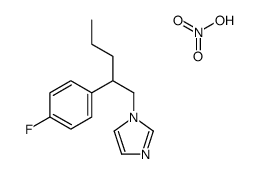 1-[2-(4-fluorophenyl)pentyl]imidazole,nitric acid Structure