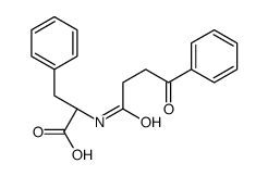 (2S)-2-[(4-oxo-4-phenylbutanoyl)amino]-3-phenylpropanoic acid结构式