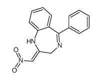 2-(nitromethylidene)-5-phenyl-1,3-dihydro-1,4-benzodiazepine Structure