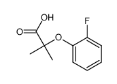 PROPANOIC ACID, 2-(2-FLUOROPHENOXY)-2-METHYL- structure