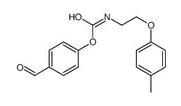 (4-formylphenyl) N-[2-(4-methylphenoxy)ethyl]carbamate结构式