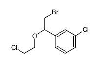 1-[2-bromo-1-(2-chloroethoxy)ethyl]-3-chlorobenzene Structure