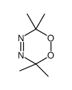 3,3,6,6-tetramethyl-1,2,4,5-dioxadiazine结构式