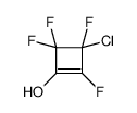 3-chloro-2,3,4,4-tetrafluorocyclobuten-1-ol结构式