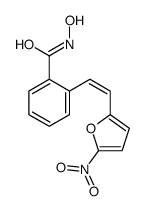 N-hydroxy-2-[2-(5-nitrofuran-2-yl)ethenyl]benzamide Structure