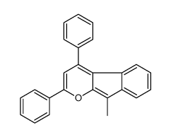 9-methyl-2,4-diphenylindeno[2,1-b]pyran Structure