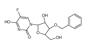 5-fluoro-1-[(2R,3R,4S,5R)-3-hydroxy-5-(hydroxymethyl)-4-phenylmethoxyoxolan-2-yl]pyrimidine-2,4-dione结构式