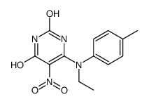 6-(N-ethyl-4-methylanilino)-5-nitro-1H-pyrimidine-2,4-dione Structure