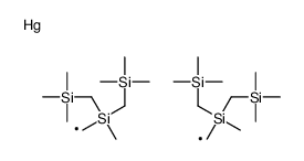 bis[[methyl-bis(trimethylsilylmethyl)silyl]methyl]mercury结构式