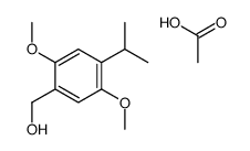 acetic acid,(2,5-dimethoxy-4-propan-2-ylphenyl)methanol Structure