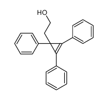 2-(1,2,3-triphenylcycloprop-2-en-1-yl)ethanol Structure