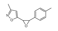 3-methyl-5-[3-(4-methylphenyl)oxiran-2-yl]-1,2-oxazole Structure
