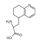 DL-3-<5-(5,6,7,8-Tetrahydro)-chinolyl>-alanin结构式