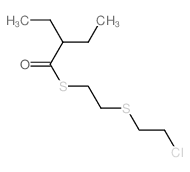 1-[2-(2-chloroethylsulfanyl)ethylsulfanyl]-2-ethyl-butan-1-one结构式