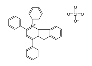 1,2,4-triphenyl-5H-indeno[1,2-b]pyridin-1-ium,perchlorate Structure
