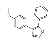4-(4-methoxyphenyl)-5-phenyl-1,3-oxazole Structure