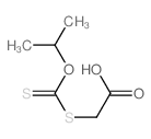 Acetic acid,2-[[(1-methylethoxy)thioxomethyl]thio]- structure