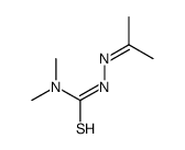1,1-dimethyl-3-(propan-2-ylideneamino)thiourea结构式