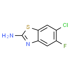2-Benzothiazolamine,6-chloro-5-fluoro-(9CI) structure