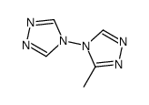 3-methyl-4-(1,2,4-triazol-4-yl)-1,2,4-triazole结构式