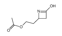 2-(4-oxoazetidin-2-yl)ethyl acetate Structure