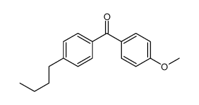 (4-BUTYLPHENYL)(4-METHOXYPHENYL)METHANONE结构式