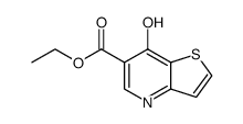 ethyl 7-hydroxythieno(3,2-b)pyridine-6-carboxylate Structure