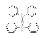 dichloroplatinum,(phenyl-λ3-selanyl)benzene Structure