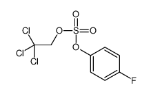 (4-fluorophenyl) 2,2,2-trichloroethyl sulfate结构式