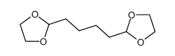 1,4-di(1,3-dioxolan-2-yl)butane Structure