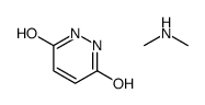 1,2-dihydropyridazine-3,6-dione, compound with dimethylamine (1:1)结构式