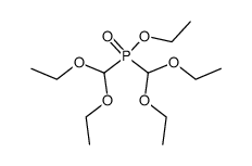 O-ethyl bis(diethoxymethyl)phosphinate Structure