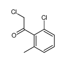 Ethanone, 2-chloro-1-(2-chloro-6-methylphenyl)- (9CI) structure