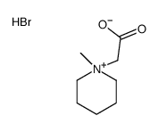 2-(1-methylpiperidin-1-ium-1-yl)acetic acid,bromide Structure