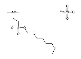 trimethyl(2-octoxysulfonylethyl)azanium,perchlorate结构式