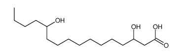 3,12-dihydroxyhexadecanoic acid结构式