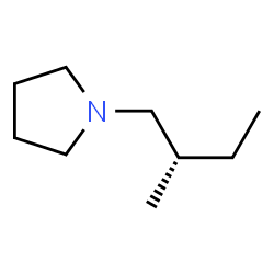 Pyrrolidine, 1-[(2S)-2-methylbutyl]- (9CI) Structure