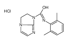 N-(2,6-dimethylphenyl)-2,3-dihydroimidazo[1,2-a]imidazole-1-carboxamide,hydrochloride Structure