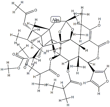 15-[(Z)-1-Hydroxy-2-methylpropylidene]-11α,12α-bis(2-methyl-1-oxopropoxy)phragmalin 3,30-diacetate picture