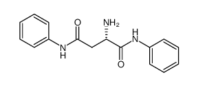 (2R)-2-amino-N1,N4-diphenyl-succinamide结构式