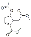 5-Acetyloxy-2-methoxycarbonyl-2-cyclopentene-1-acetic acid methyl ester picture