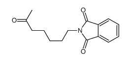 2-(6-oxoheptyl)isoindole-1,3-dione结构式