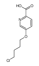 5-(4-chlorobutoxy)pyridine-2-carboxylic acid Structure