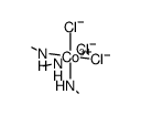 tris(methylamino)cobalt(VI) chloride Structure