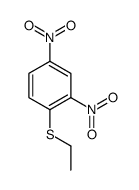 1-ethylsulfanyl-2,4-dinitrobenzene结构式